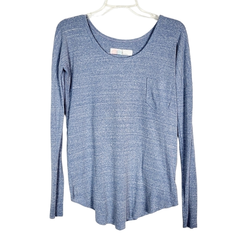 FREE PEOPLE Beach long sleeve ribbed tee shirt